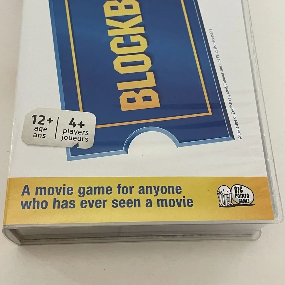 Blockbuster Party Game Movie Trivia Board Game Night‎ VHS Case Cards Buzzer 2018